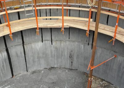 Faulturm mit innenliegender Schlammtasche von RSB Formwork Technology in Markersdorf - Österreich