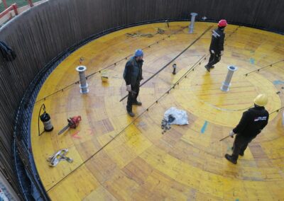 Faulturm mit innenliegender Schlammtasche von RSB Formwork Technology in Markersdorf - Österreich