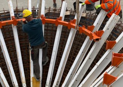 Trichter eines Nachklärbeckens in Würselen - Deutschland