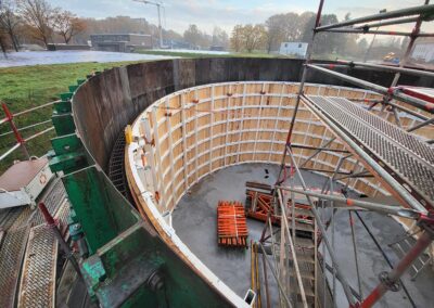 Trinkwasserbehälters ohne Löcher von Schalungsankern von von RSB Formwork Technology GmbH gebaut.