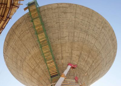 Wassertürme in Al Jahra - Kuwait - Gebaut mit der Wasserturmschalung von RSB Formwork Technology