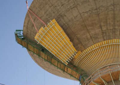 Wassertürme in Al Jahra - Kuwait - Gebaut mit der Wasserturmschalung von RSB Formwork Technology