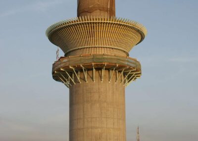 Wassertürme in Al Jahra - Kuwait - Gebaut mit der Wasserturmschalung von RSB Formwork Technology