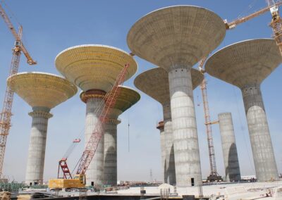 Wassertürme in Sabah Al Ahmed Sea City - Kuwait - Geschalt mit der Trägerschalung von RSB Formwork Technology