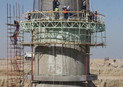 Wassertürme in Sabah Al Ahmed Sea City - Kuwait - Geschalt mit der Trägerschalung von RSB Formwork Technology