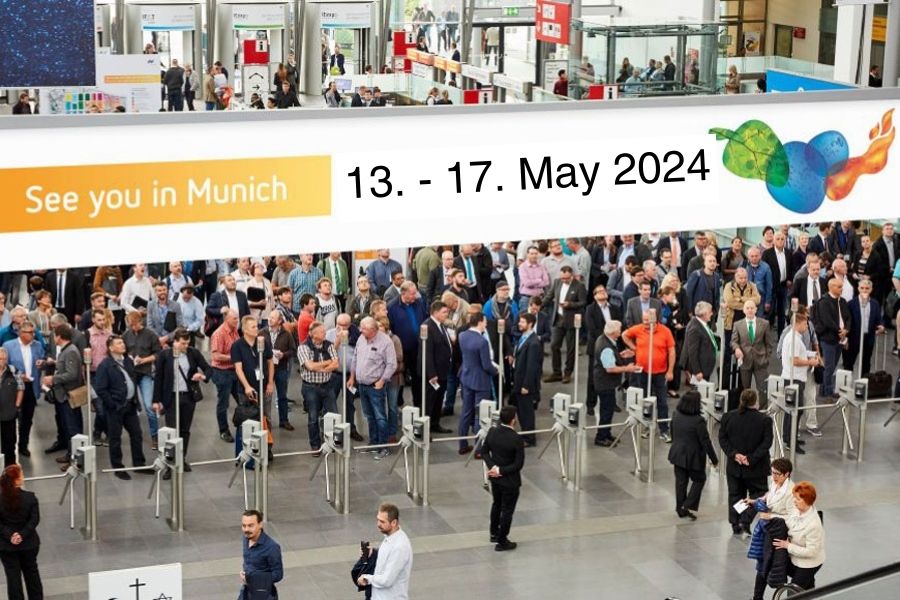 Eingangsbereich IFAT Messe in München