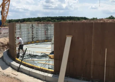 Trinkwasser Hochbehälter Schmölln / Deutschland