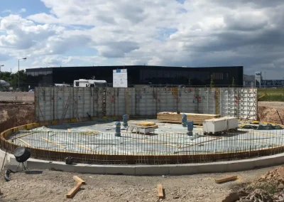 Trinkwasser Hochbehälter Schmölln / Deutschland